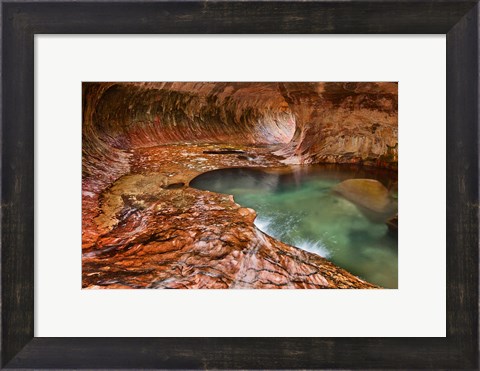 Framed Subway, Zion National Park, Utah Print