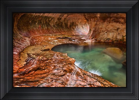 Framed Subway, Zion National Park, Utah Print