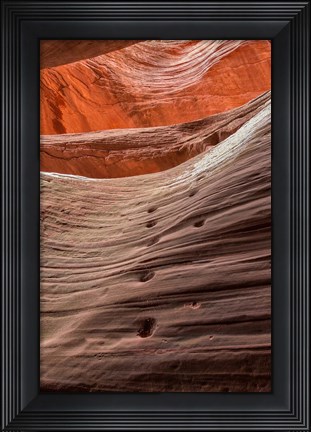 Framed Red Canyon, Moki Steps, Zion, Utah Print