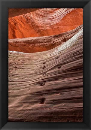 Framed Red Canyon, Moki Steps, Zion, Utah Print