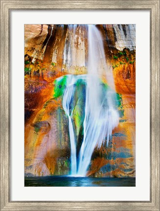 Framed Lower Calf Creek Falls, Utah Print