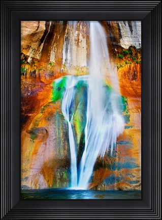 Framed Lower Calf Creek Falls, Utah Print
