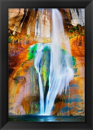 Framed Lower Calf Creek Falls, Utah Print