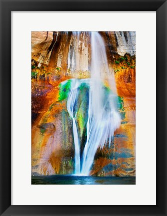 Framed Lower Calf Creek Falls, Utah Print