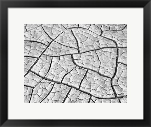 Framed Wahweap Mud Cracks, Arizona Print