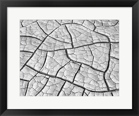 Framed Wahweap Mud Cracks, Arizona Print