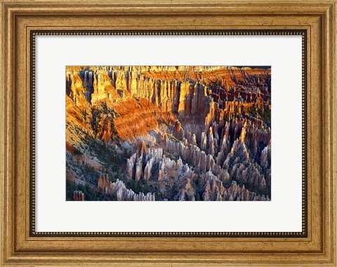 Framed Sunrise At Bryce Point Bryce National Park, Utah Print
