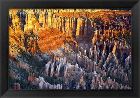 Framed Sunrise At Bryce Point Bryce National Park, Utah Print