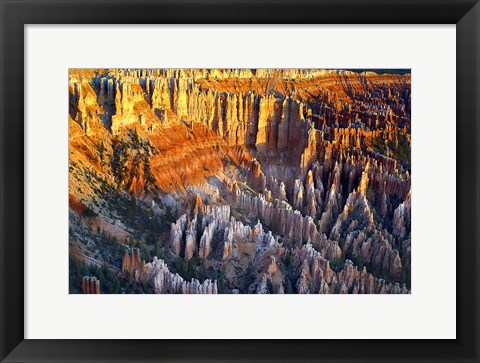 Framed Sunrise At Bryce Point Bryce National Park, Utah Print