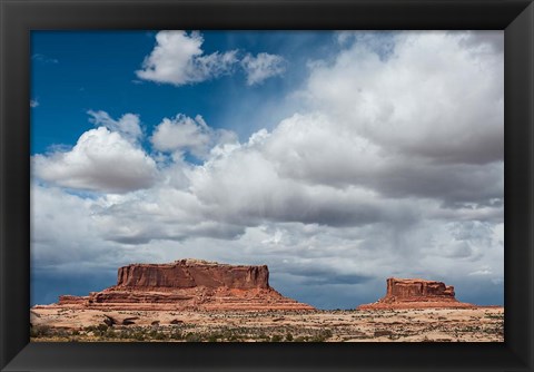 Framed Mesas And Thunderclouds Over The Colorado Plateau, Utah Print