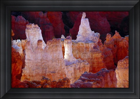 Framed Hoodoos At Sunrise Point, Bryce Canyon National Park, Utah Print