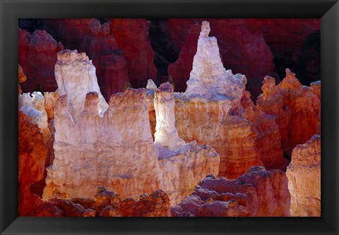Framed Hoodoos At Sunrise Point, Bryce Canyon National Park, Utah Print