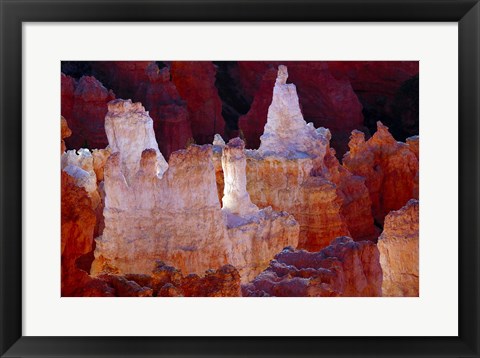 Framed Hoodoos At Sunrise Point, Bryce Canyon National Park, Utah Print