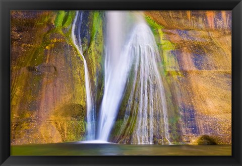 Framed Lower Calf Creek Falls Detail, Utah Print