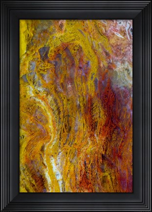 Framed Flame Agate Print