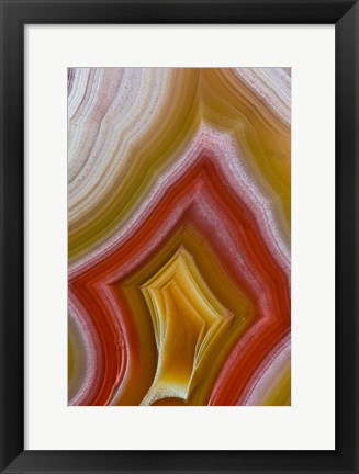 Framed Laguna Agate I Print