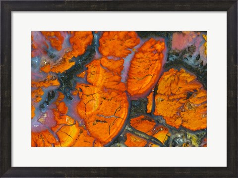 Framed Wingate Pass Agate Print