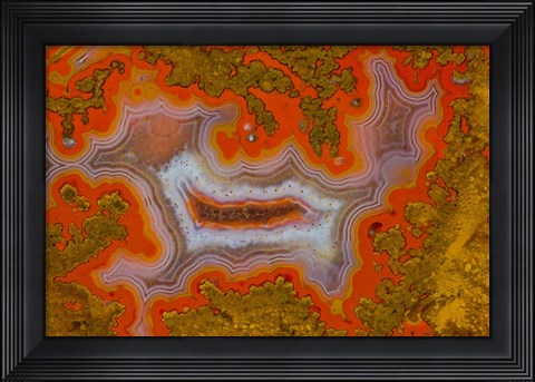 Framed Moroccan Agate Print