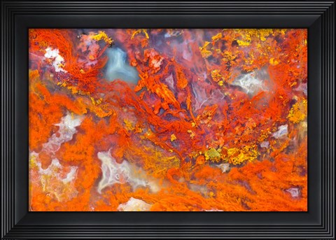 Framed Warm Agate Design Print