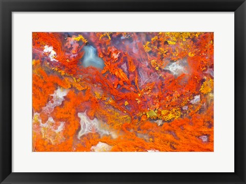 Framed Warm Agate Design Print