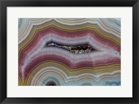 Framed Banded Agate II Print