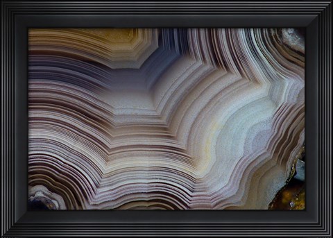 Framed Banded Agate III Print