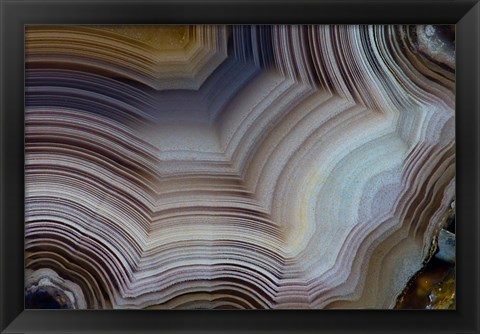 Framed Banded Agate III Print