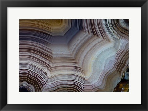 Framed Banded Agate III Print