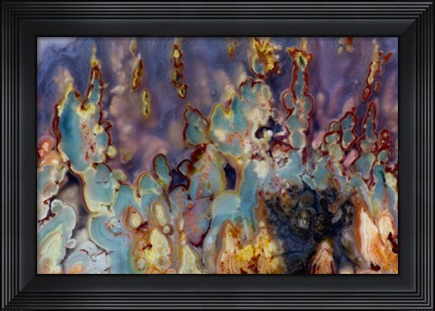 Framed Prudent Man Agate I Print