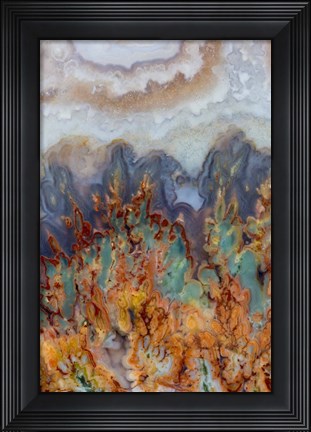 Framed Prudent Man Agate II Print