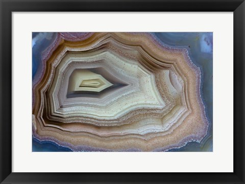 Framed Banded Agate, Sammamish, Washington Print