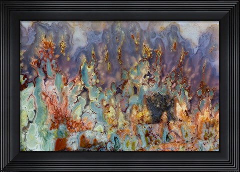 Framed Prudent Man Agate III Print