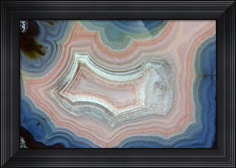 Framed Banded Agate XV Print