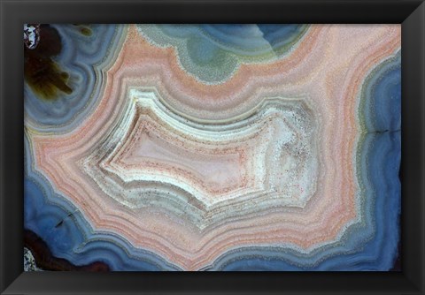 Framed Banded Agate XV Print