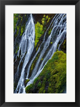 Framed Panther Falls, Washington State Print