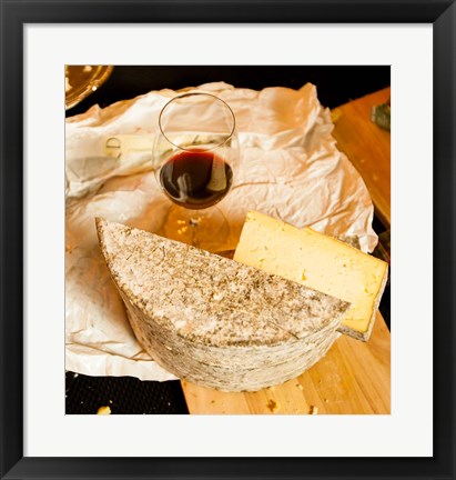 Framed Wine And Artisanal Cheese Event At A Tasting Room Print