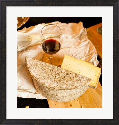 Framed Wine And Artisanal Cheese Event At A Tasting Room Print