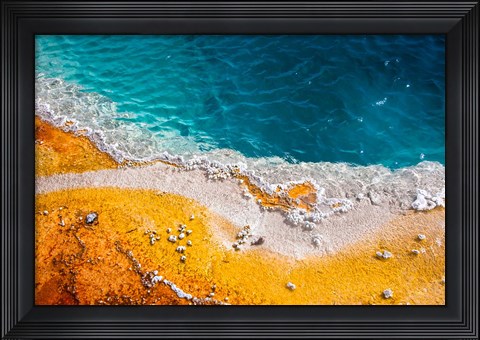 Framed Grand Prismatic Spring, Yellowstone National Park, Wyoming Print