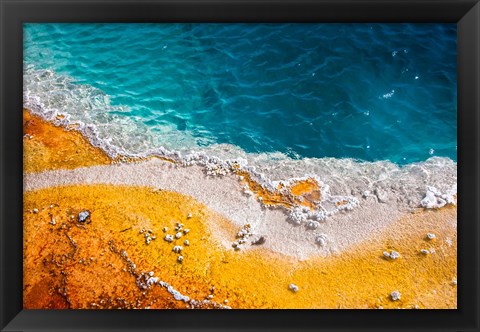 Framed Grand Prismatic Spring, Yellowstone National Park, Wyoming Print