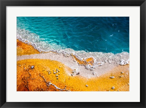 Framed Grand Prismatic Spring, Yellowstone National Park, Wyoming Print