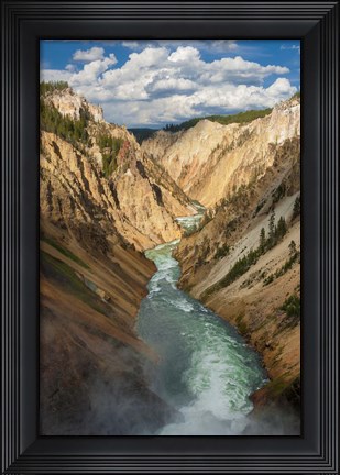 Framed Yellowstone River, Wyoming Print