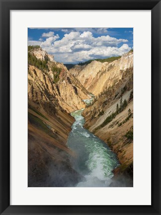 Framed Yellowstone River, Wyoming Print