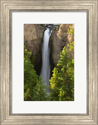 Framed Tower Falls, Yellowstone National Park, Wyoming Print