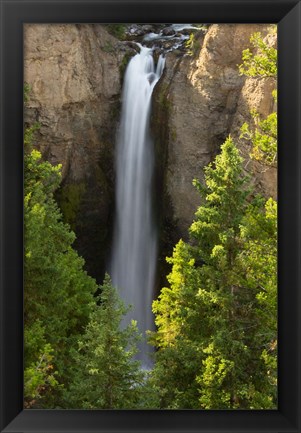 Framed Tower Falls, Yellowstone National Park, Wyoming Print