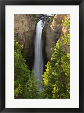 Framed Tower Falls, Yellowstone National Park, Wyoming Print