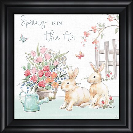 Framed Springtime VI Print