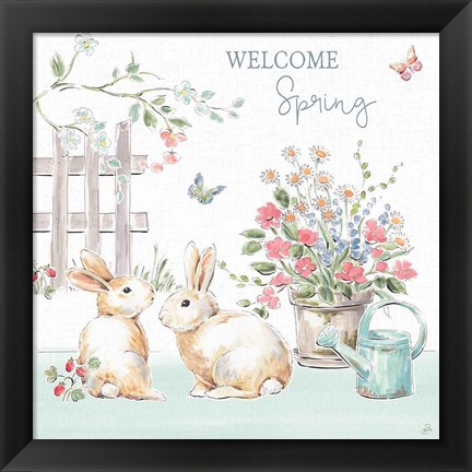 Framed Springtime V Print