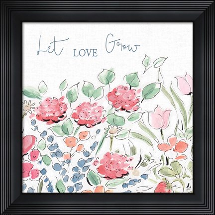 Framed Springtime VII Print