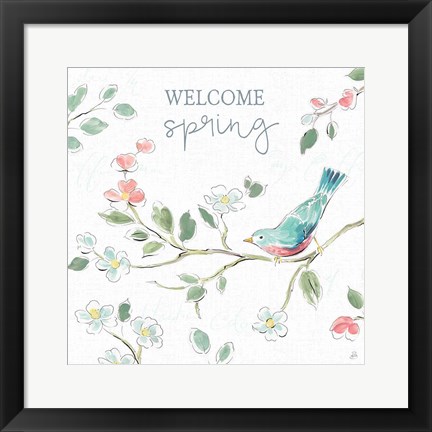 Framed Springtime III Print