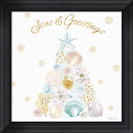 Framed Winter Coast V Print